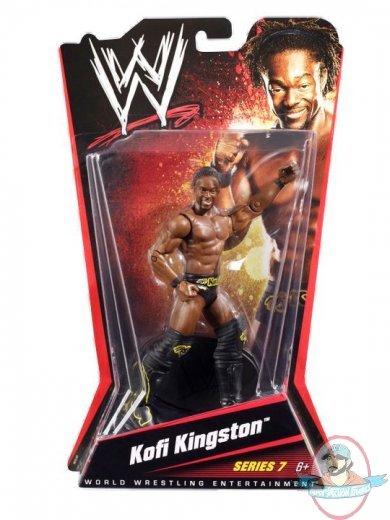 WWE Kofi Kingston Basic Series 7 Figure by Mattel