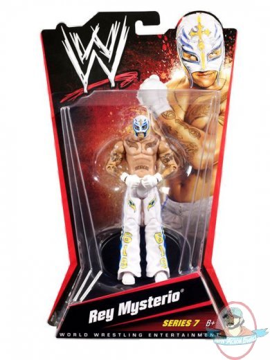 WWE Rey Mysterio Basic Series 7 Figure by Mattel