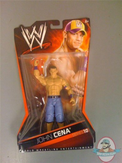 WWE Basic Series 10 John Cena by Mattel Man of Action Figures