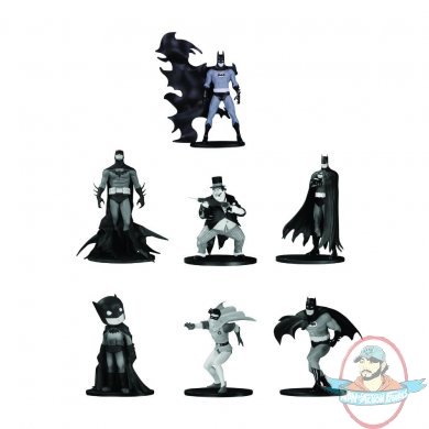 Batman Black and White Mini Figure Box Set #4 Dc Comics