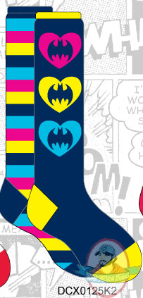 Dc Juniors 2 Pack Batgirl Socks 
