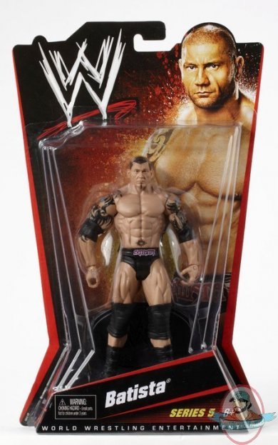 WWE Batista Mattel Basic Series 5 Figure New Moc