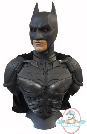 The Dark Knight: 1:1 Scale Batman Bust by Hollywood Collectibles Group