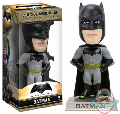 Wacky Wobbler: Batman vs Superman Batman BobbleHead Funko 