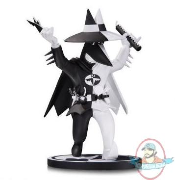 Batman: Black and White Spy Vs Spy Batman by Peter Kuper Statue