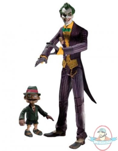 Batman Arkham Asylum Series 1 The Joker w Scarface Figures DC Direct