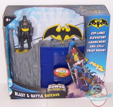 Batman Power Attack Blast and Battle Batcave Figure Environment 