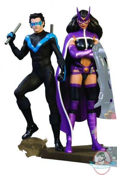 Batman Family Multi Pt Statue Part 2 Huntress Nightwing by DC Direct