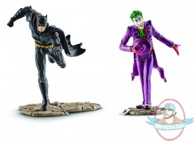 Dc Comic's Justice League Batman Vs. Joker 2 Pack Pvc Figurine