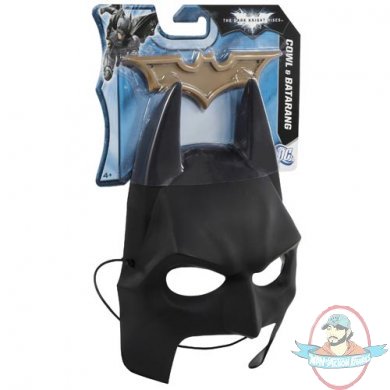 Batman Dark Knight Rises Cowl Mask and Batarang Gear by Mattel