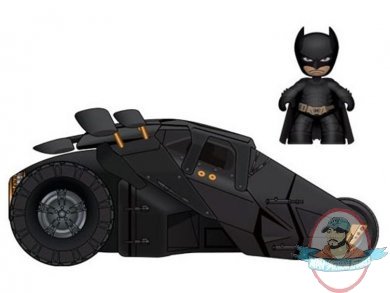 The Dark Knight Rises Batmobile Tumbler & 2" Batman Mez-Itz by Mezco