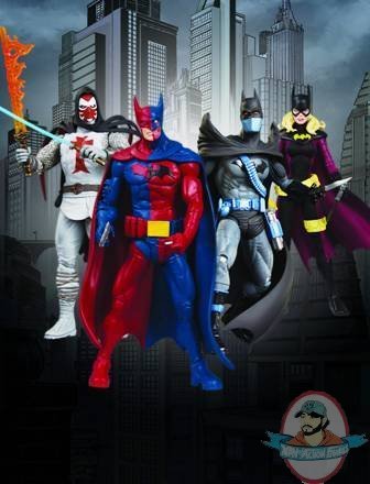 Batman Reborn Series 1 Set Of 4 Figures Azrael Batgirl