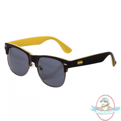 Dc Batman Logo Half Frame Sunglasses with Case Bioworld Merchandising
