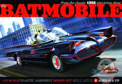 Batman Classic 1966 Batmobile 1/25 Scale Model Kit
