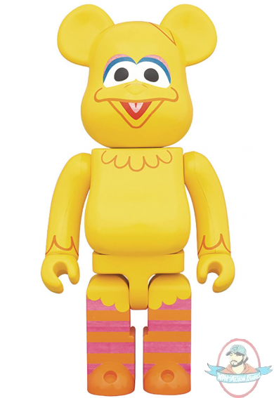 Sesame Street Big Bird 400% Bearbrick Figure by Medicom
