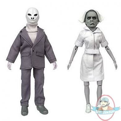 The Twilight Zone Series 6 Set of 2 Alien and Nurse Action Figures