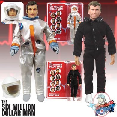  Six Million Dollar Man Steve Austin & Barney Hiller Set of 2 Figures