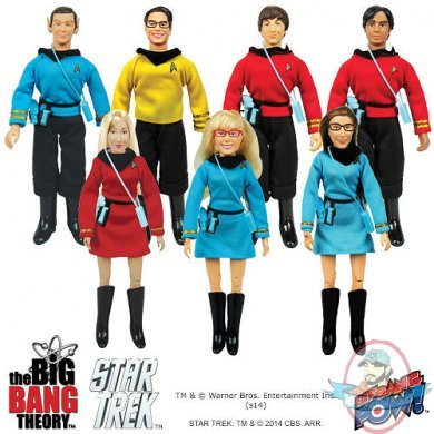 The Big Bang Theory Star Trek The Original Series 2 Set of 7 8 inch