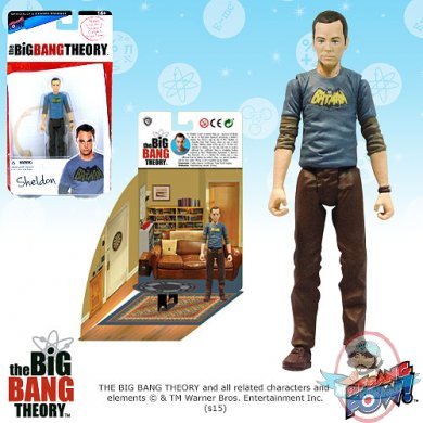 The Big Bang Theory 3 3/4-Inch Figure Sheldon in Vintage Batman 