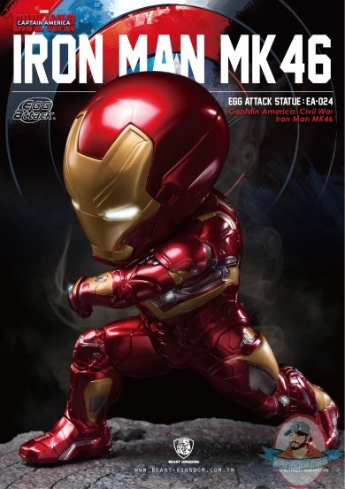Egg Attack EA-024 Captain America Civil War Iron Man MK46 Statue