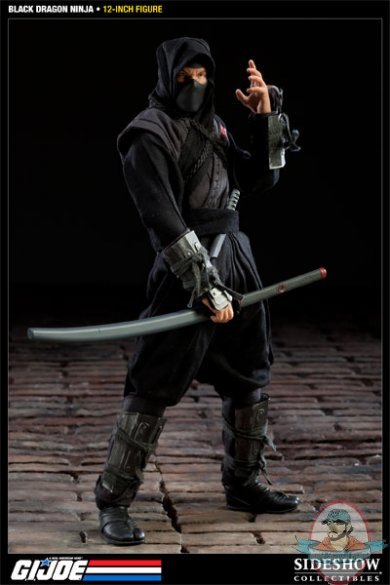 Black Dragon Ninja G.I. Joe 12" inch figure by Sideshow Collectibles
