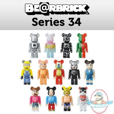 Bearbrick 24 Piece Display Case Series 34 by Medicom
