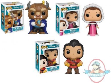 Pop!: Disney Beauty & The Beast Set of 3 Vinyl Figures by Funko