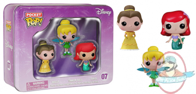 Pocket Pop!: Disney 3-Pack Tins Belle, Tinker Bell & Ariel by Funko