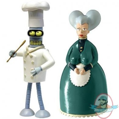 Futurama Series 8 Chef Bender and Mom Figure 6" by Toynami