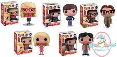 Big Bang Theory Pop! Set of 5 Vinyl Figure by Funko