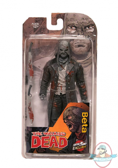 The Walking Dead Beta Black & White Bloody Action Figure Image Comics