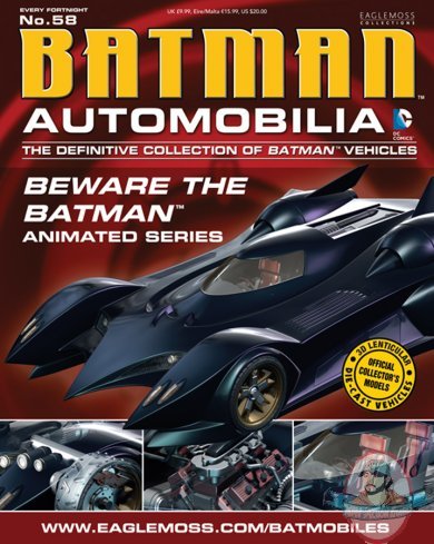 Dc Batman Automobilia Magazine #58 Beware The Batman Eaglemoss