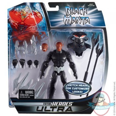 DC Universe Total Heroes Black Manta Ultra Action Figure by Mattel