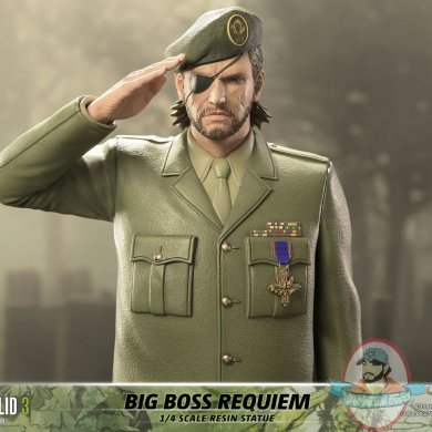 1/4 Metal Gear Solid 3: Snake Eater Big Boss Requiem Statue F4F