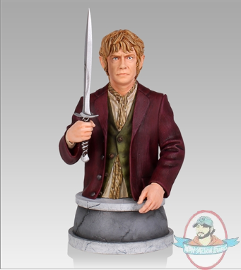 Lord of The Rings The Hobbit Bilbo Baggins Mini Bust by Gentle Giant 