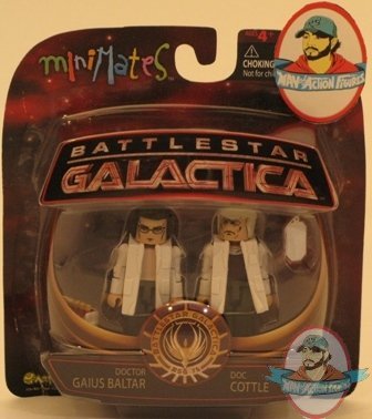 Minimates Battlestar Galactica 4 Gaius Baltar Doc Cottle