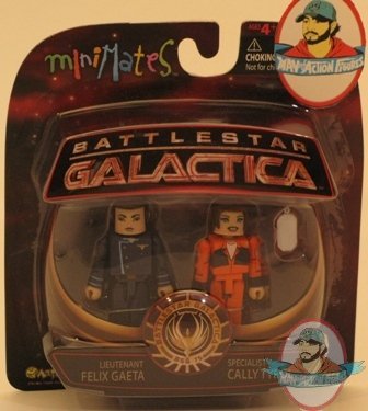 Minimates Battlestar Galactica 4 Felix Gaeta Cally Tyrol