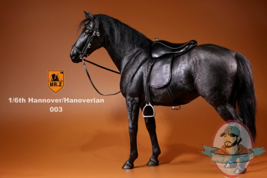 1/6 Mr.Z German Hanoverian Horse Set Black MRZ GHH003