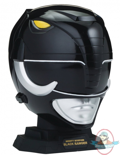 1/4 Scale Mighty Morphin Power Ranger Legacy Black Helmet Bandai