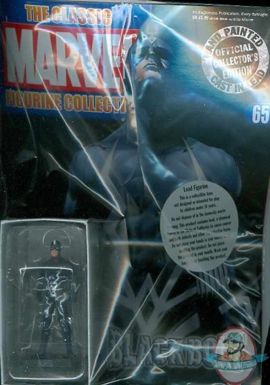 Classic Marvel Figurine Collection Magazine #65 Black Bolt Eaglemoss Classic Marvel Figurine Collection Magazine #65 Black Bolt Eaglemoss