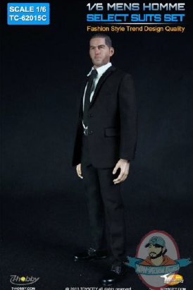 Toys City Mens Homme Fashion Suits Set C TC-62015 1:6 Scale Figure 