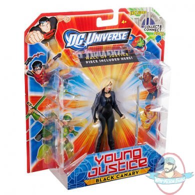  DC Universe Young Justice 4 inch Action Figure - Black Canary Mattel