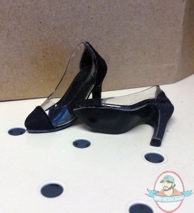 1/6 Accessories High Heel Shoes Black Color for 12 inch Figures