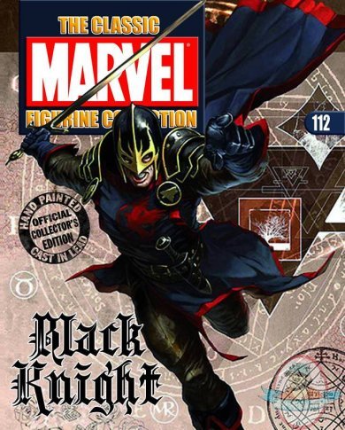 Black Knight Marvel Lead Figurine Col #112 by Eaglemoss Black Knight Marvel Lead Figurine Col #112 by Eaglemoss