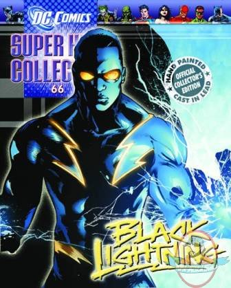 DC Eaglemoss Lead Figurine & Magazine #66 Black Lightning DC Eaglemoss Lead Figurine & Magazine #66 Black Lightning
