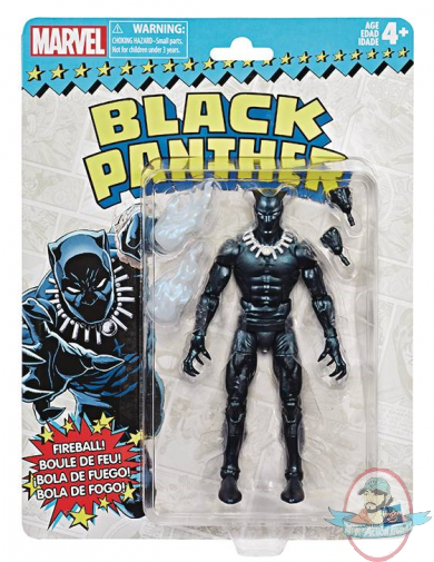 Marvel Super Heroes Vintage Black Panther 6 inch Figure Hasbro
