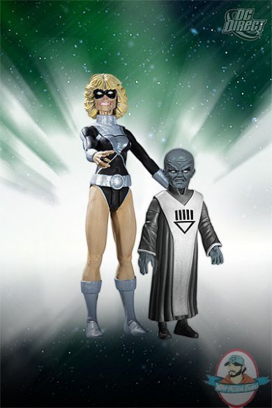 Blackest Night Series 7 Black Lantern Terra & Scar Figure DC Diriect