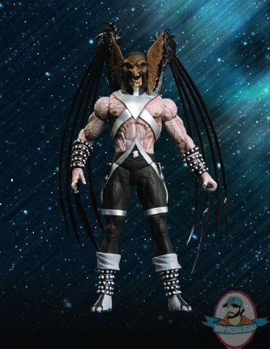 Blackest Night Series 5 Black Lantern Hawkman Action Figure DC Direct