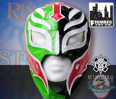 WWE  Rey Mysterio Kid Size Replica Black and Green Mask