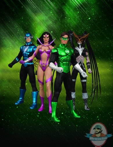 Blackest Night Series 6 Set Of 4 by DC Direct